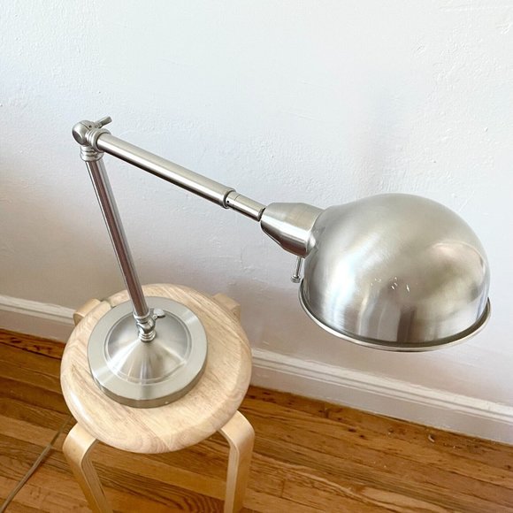 Vintage Chrome Ikea 1980s Mid Century MCM Space Age Gooseneck Lamp - Picture 2 of 3